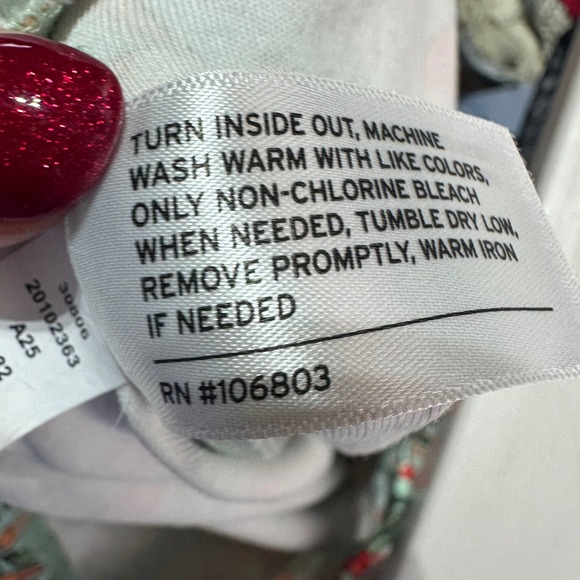 Duluth Trading Co Women's Leggings Size L All Over Green Garden Vegetable Print - Picture 4 of 11